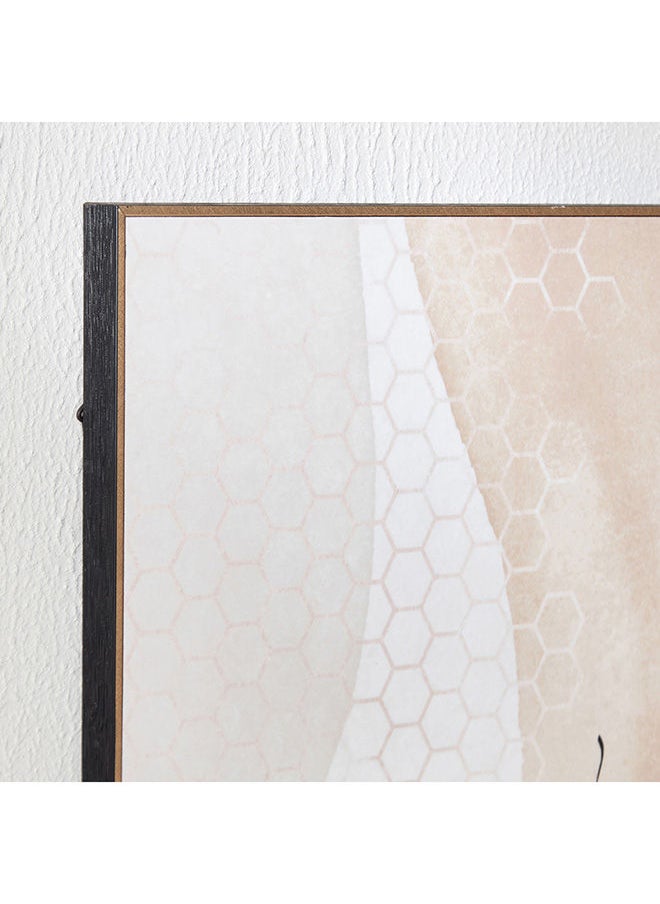 Home Box - Zainab 2-Piece Framed Calligraphy In Glossy Surface Set 40 x 2.5 x 60 cm - Image 1