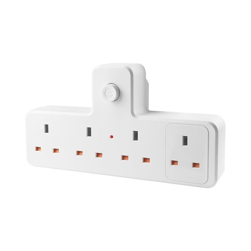UK Standard 4-Way Plug Adapter with Fuse - Image 4