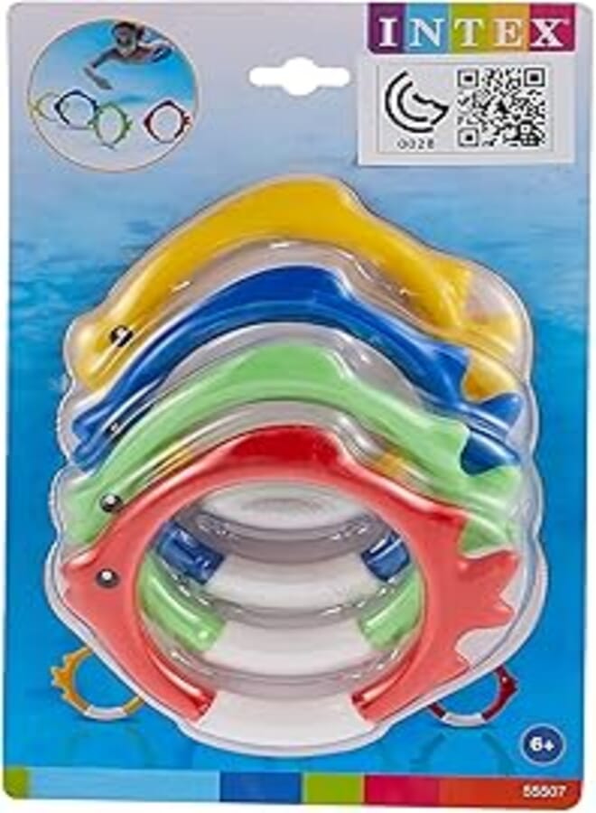 INTEX Intex Underwater Fish Dive Rings, 4 Set - 55507-55507 