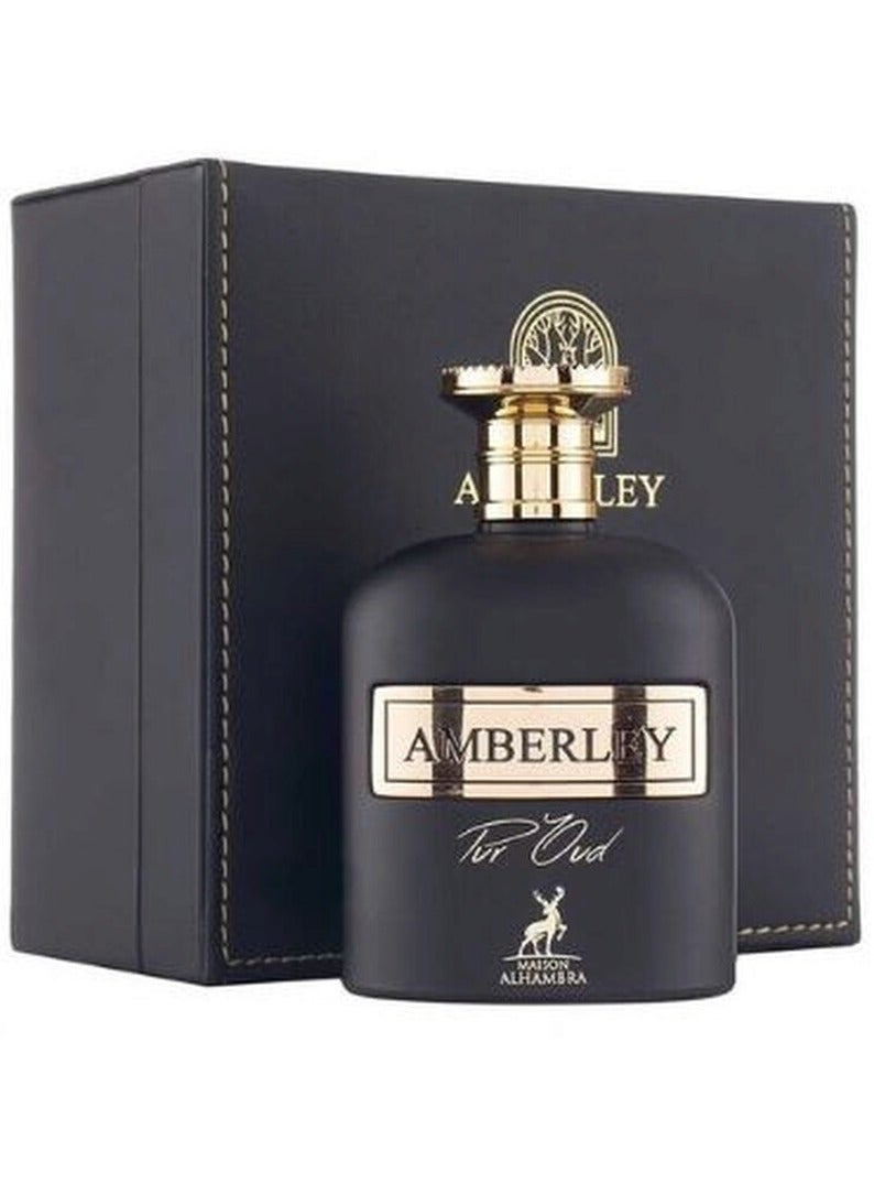MAISON ALHAMBRA Maison Al Hamra Unisex Amberly Pure Oud EDP 100 ml - Image 1