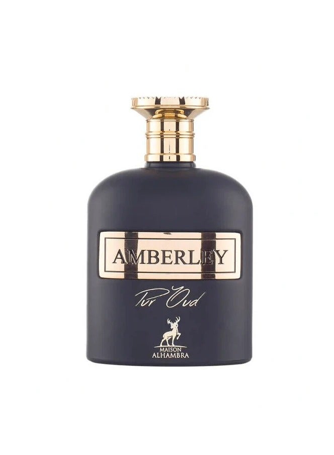 MAISON ALHAMBRA Maison Al Hamra Unisex Amberly Pure Oud EDP 100 ml - Image 3