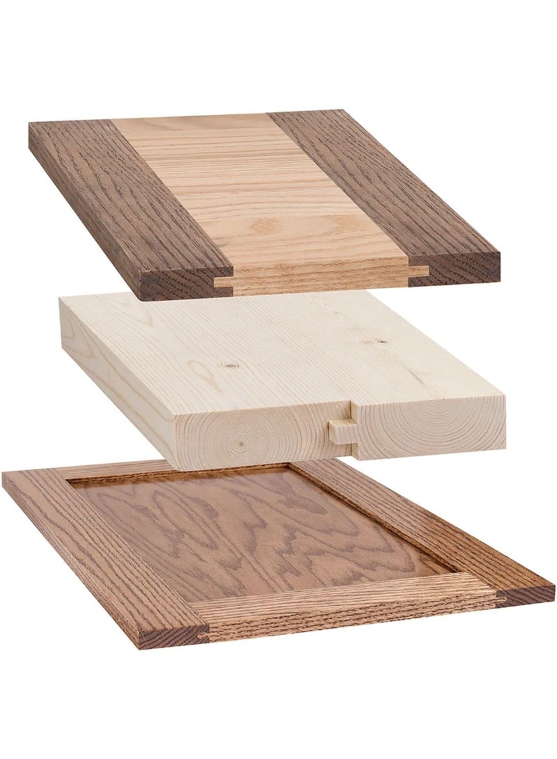freud Freud Adjustable Tongue & Groove Bit Set - Ideal for Joinery & Cabinet Doors - 1-3/4" Diameter, 1/2" Shank, .002" Adjustments Increments - 99-036  - Image 3