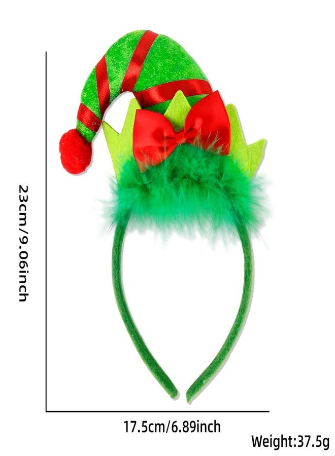LKQBBSZ Christmas Hat Headband Lightweight Hair Accessory for Festivals Parties and Cosplay Holiday Decor - Image 5