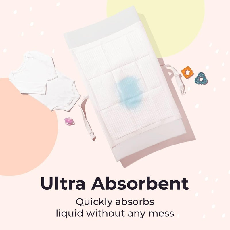 Peekapoo - The Original Disposable Baby Changing Pad Liners – 100 Pack | Super Soft, Waterproof, Ultra Absorbent | Portable, Travel-Friendly, Mess-Free Diaper Changes Anywhere - Image 4