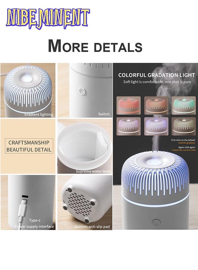 NIBEMINENT Car Diffuser USB Mini Humidifier Ultrasonic Essential Oil Diffuser Cool Mist Air Refresher for Car Office Bedroom Home (Black) - Image 5