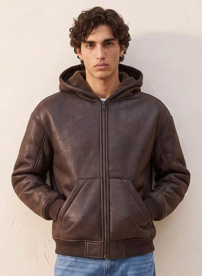 لي كوبر Lee Cooper Jacket with Hood
