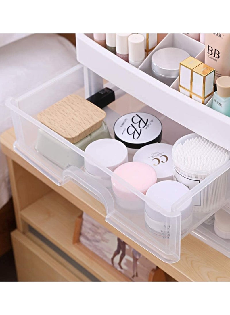 ORiTi Makeup Organizer with 3 Drawers, Bathroom Vanity Countertop Storage for Cosmetics, Brushes, Lotion, Nail Lipstick and Jewelry  - Image 5