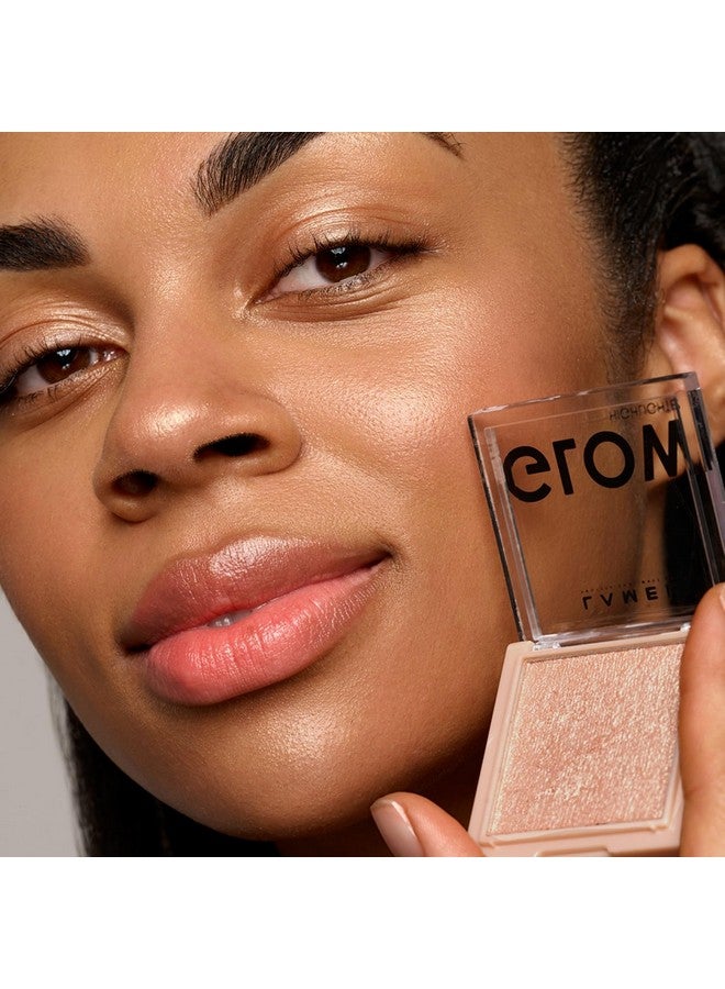 LAMEL Glow Highlighter: Face Make Up & Contour Palette In Deep Vibrant Colorsnatural Shimmercompact Size & Perfect For Travelcruelty Free3.8Gr0.13 Oz 402 (Sun) - Image 3
