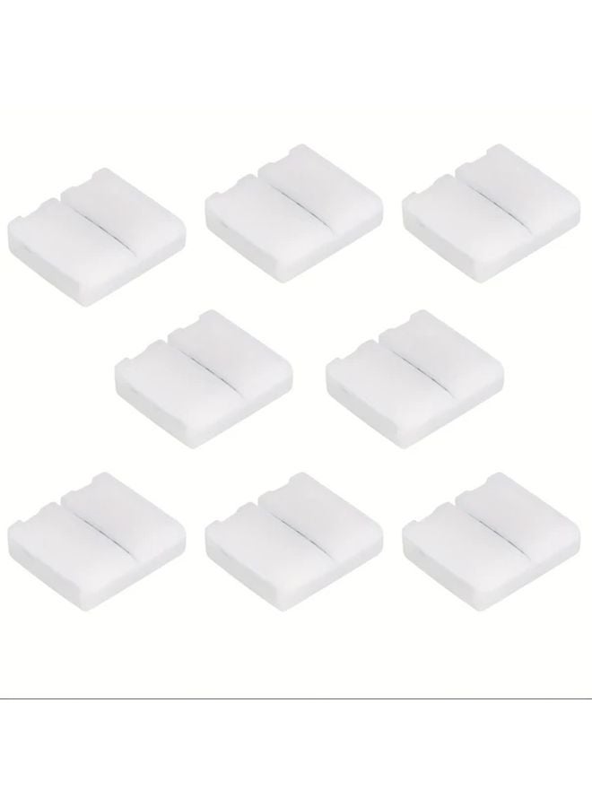 8pcs 4 Pin RGB LED Strip Connector Solderless Seamless Adapter For SMD 5050 - Image 1