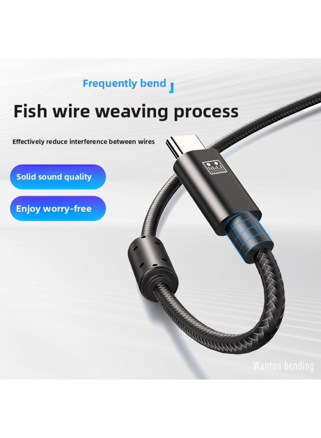 Wolf Hunter OTG Digital Audio Line Sound Card Live Line Data Line For Apple Android Otg Live Line-Color:Bf27/ 2m Lightning To 3.5 Female + 0.2m Lightning Female Pd Fast Charging (common To National And American Standards)  - Image 4