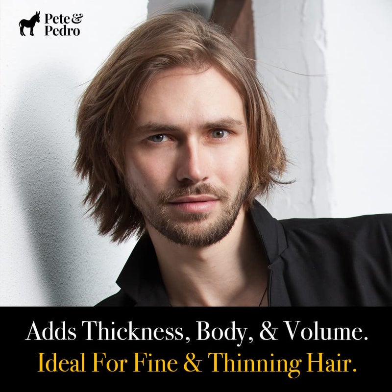 Pete & Pedro THICK Hair Cream - Light-Holding, Thickening & Texture Styling Cream | For Fine, Thin, & Thinning Hair, Men & Women | Adds Thickness, Body, Volume, Fullness | As Seen on Shark Tank, 4 oz. - Image 4