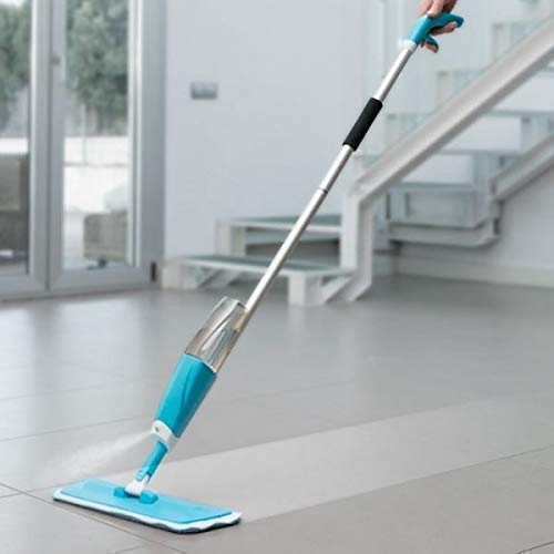 NOBILEA NOBILEA Plastic Multifunctional Spray Mop Set with Microfiber Washable Pad Best 360 Degree Easy Floor Cleaning Mop for Home Office Mop for Home Cleaning Mop Floor Cleaner Spray Mop  - Image 1