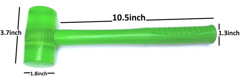 Inditrust Premium Rubber Mallet Hammer – Soft Face Mallet for Delicate Surfaces, Flooring, Furniture Assembly & Automotive Work. Reliable & Durable. - Image 2