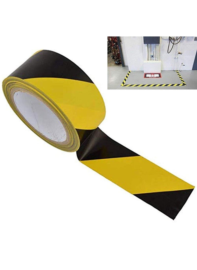 DIY Crafts DIY Crafts CTDIYHI41359 Adhesive Black and Yellow Hazard Warning Safety Tape Design No 2 10 Meter  - Image 2