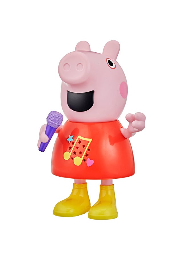 Peppa Pig Talk & Sing Peppa Doll, Musical Toy with 50+ Sounds, Phrases, and Songs, Preschool Toys for 3 Year Old Girls and Boys and Up  - Image 2