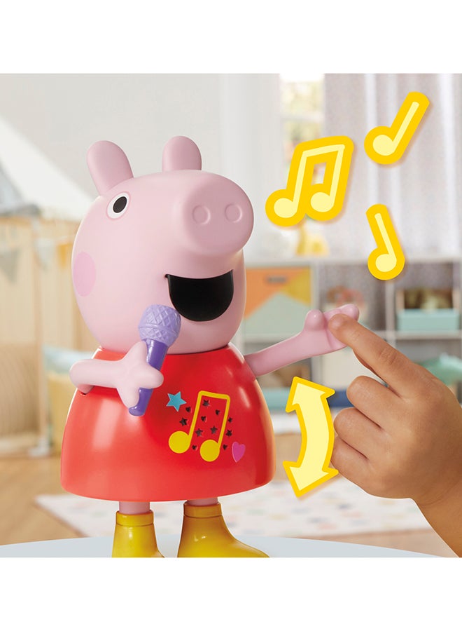 Peppa Pig Talk & Sing Peppa Doll, Musical Toy with 50+ Sounds, Phrases, and Songs, Preschool Toys for 3 Year Old Girls and Boys and Up  - Image 4