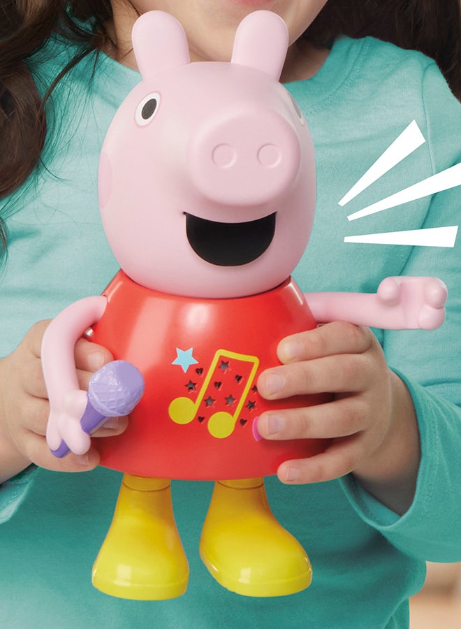 Peppa Pig Talk & Sing Peppa Doll, Musical Toy with 50+ Sounds, Phrases, and Songs, Preschool Toys for 3 Year Old Girls and Boys and Up  - Image 5