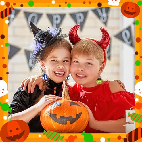 DTOFOOT 36PCS Mini Resin Halloween Ornaments - Tiny Hanging Decorations for Tree, Miniatures Figurines Charms With String, Resin Pendants for Party Decor, Small - Image 5