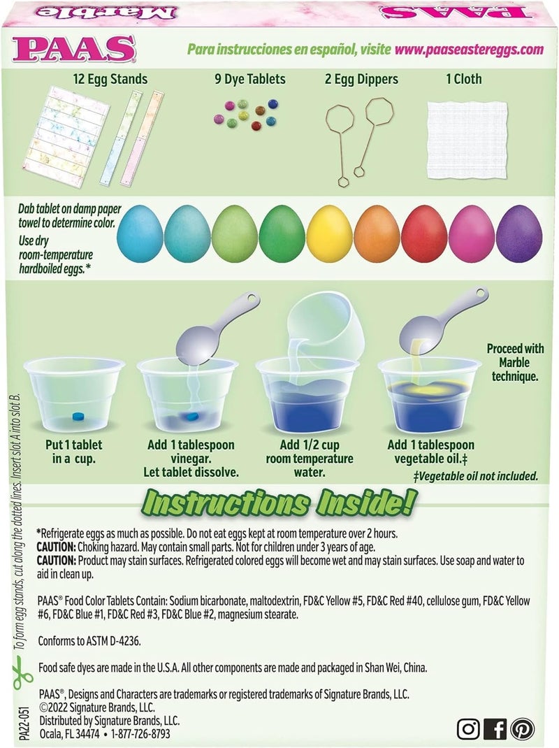 PAAS Marble Easter Egg Decorating Kit - America's Favorite Easter Tradition - Image 2