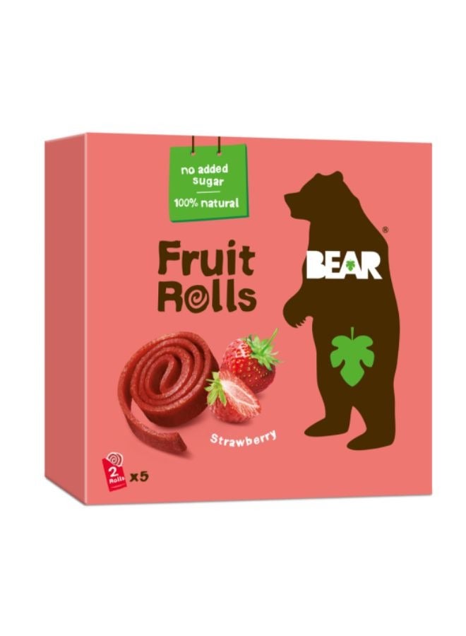 Bear Fruit Rolls Strawberry 5 x 20g - Image 1