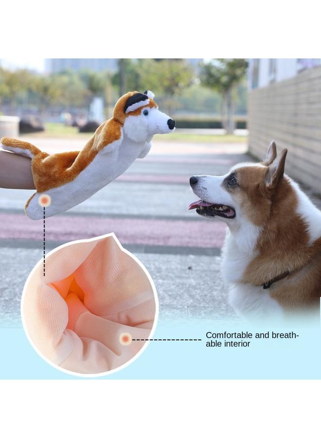 Bluejw Cross-border Pet Toy Plush Animal Interactive Hand Puppet Cat Dog Universal Pet Performance Props In Stock Wholesale Distribution - Image 5