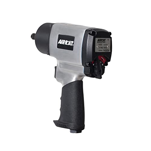 AIRCAT Pneumatic Tools 1450: 1/2-Inch Impact Wrench 1,000 ft-lbs of Torque - Standard Anvil - Image 1