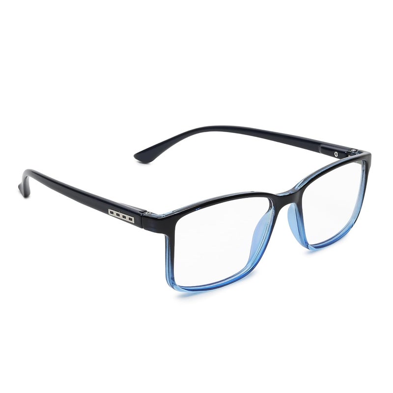 CRIBA Blue Square Reading Glass Computer Blue Cut Power +0.50+0.75+1.00+1.25+1.50+1.75+2.00+2.25+2.50+2.75+3.00 for Eye Protection from Laptop/Mobile Screen for Men & Women-F - Image 2