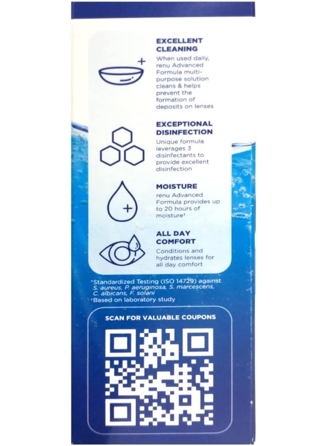 Renu Renu Fresh Multi-Purpose Contact Lens Solution 2 oz Travel Size (Pack of 4)  - Image 3