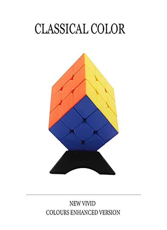 Magic Cube Set – 2x2, 3x3, 4x4, 5x5, Triangle Puzzle, Stickerless Speed Cube (Classic)