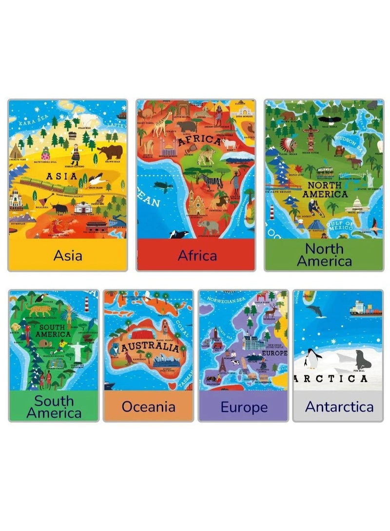 MiDeer Portable Puzzle Box – Our World Map Puzzle for Kids (100 Pieces) – Educational Geography Puzzle Toy with Handbag Case – Travel-Friendly Gift for Ages 3+  - Image 5