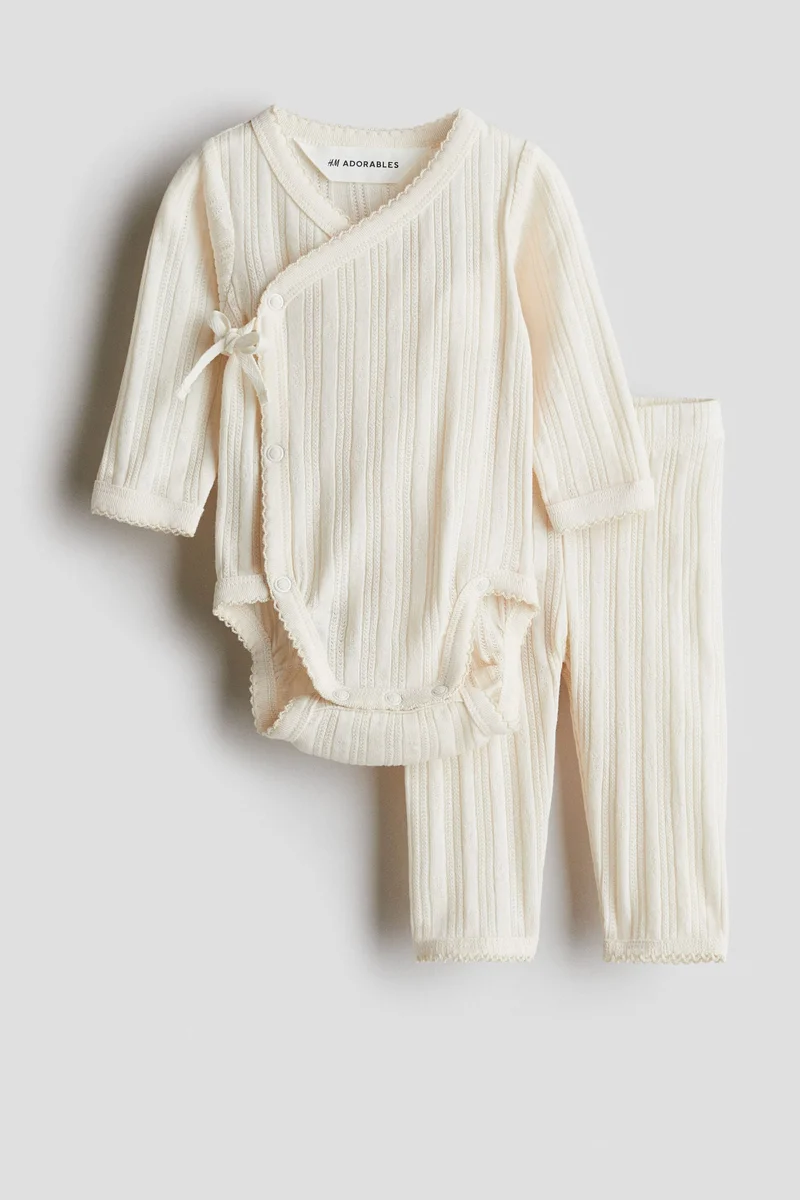 H&M 2-piece pointelle set