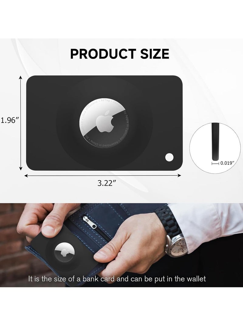 Airtag Holder Wallet Card, Slim Card Holder for Air Tag, Airtags Card Case for Wallet, Purse, Handbag, Clutch, Backpack, Pocket  - Image 2