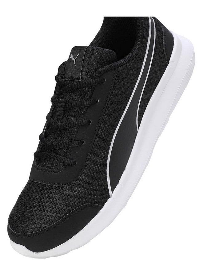 Puma Mens Dazzler Black-White-Silver Sneaker - 10 UK (39178205) - Image 2