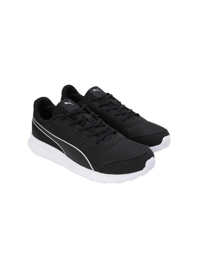 Puma Mens Dazzler Black-White-Silver Sneaker - 10 UK (39178205) - Image 3