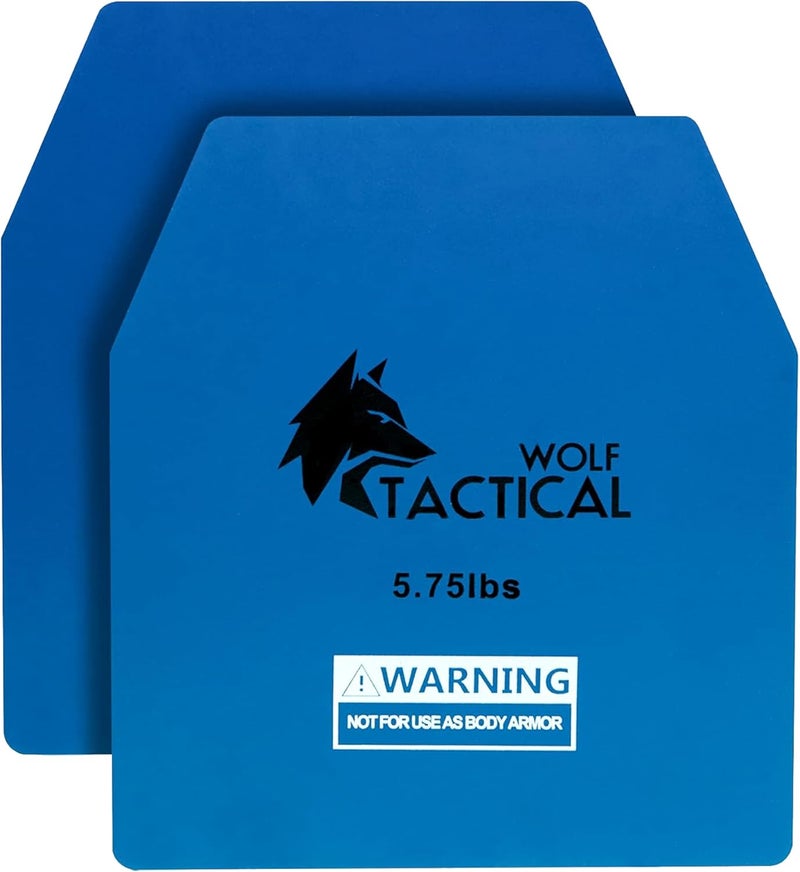 WOLF TACTICAL Weight Vest Plates - 5.75/8.75/14.5/19.75LB Pairs - WODs, Strength Training, Running, Heavy Workouts - Image 1