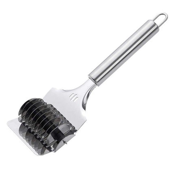 PASTA NOODLE CUTTERHIGH GRADE STAINLESS STEEL PASTA SPAGHETTI MAKER NOODLE LATTICE ROLLERDOUGH CUTTER MINCER KITCHEN COOKING TOOLS