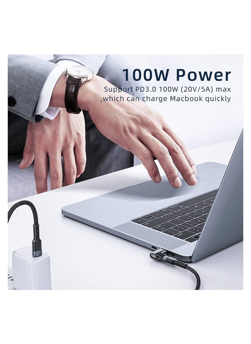 Generic - USB C Magnetic Adapter 24Pins, Type C Magnetic Connector Support PD 100W USB3.1 Gen2x2 20Gbps Data Transfer 4K@60 Hz Video Output, Compatible with MacBook Pro/Air Type C Devices - Image 1