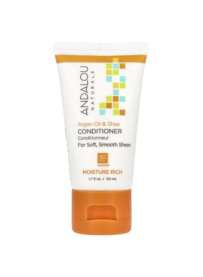 Andalou Naturals Andalou Naturals, Conditioner, Argan Oil & Shea, 1.7 fl oz (50 ml)  - Image 1