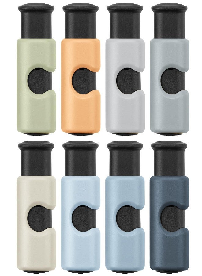 Mr. Pen- Squeeze and Lock Bread Bag Clips, 8 Pack, Morandi Colors, Squeeze and Lock Bread Clips Reusable - Image 1