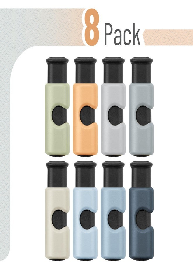 Mr. Pen- Squeeze and Lock Bread Bag Clips, 8 Pack, Morandi Colors, Squeeze and Lock Bread Clips Reusable - Image 2