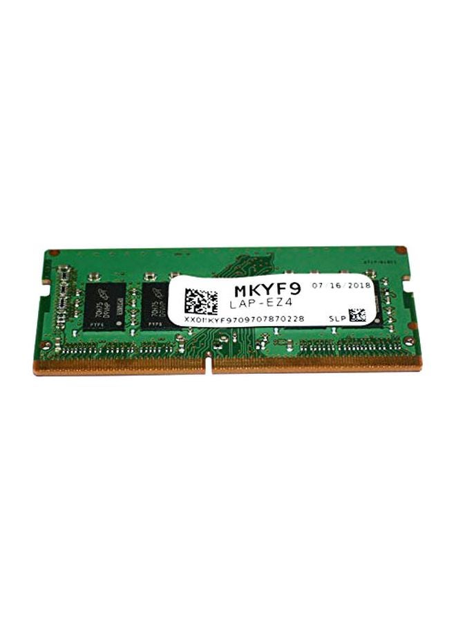 ذاكرة رام 1Rx8 PC4-2400T للابتوب ديل MKYF9 أخضر