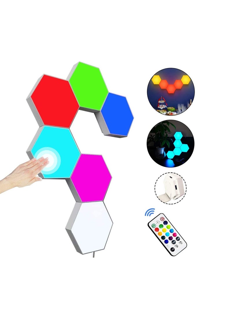 Setup Master 6 قطع ضوء جدار سداسي مع جهاز تحكم عن بعد - Image 1