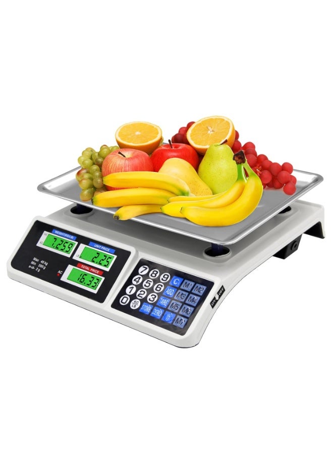 DubaiGallery Scales Digital Electronic Weight Scale Computing Food Scale Meat Produce Industrial Counting For Kitchen Stores Restaurant Market - Image 4