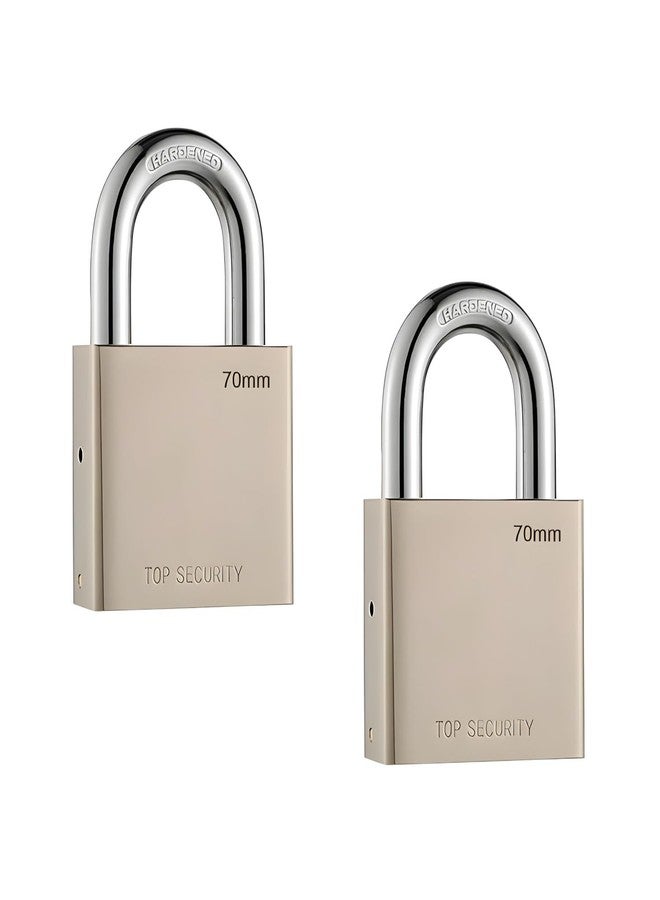 Oblivion Lock for Home - Multipurpose Solid Keys Padlock - Corrosion Resistant and Waterproof Heavy Duty Security Lock for Main Door, Gate, Dormitory, Shops, Offices and Shutters (2, 70mm) - Image 1