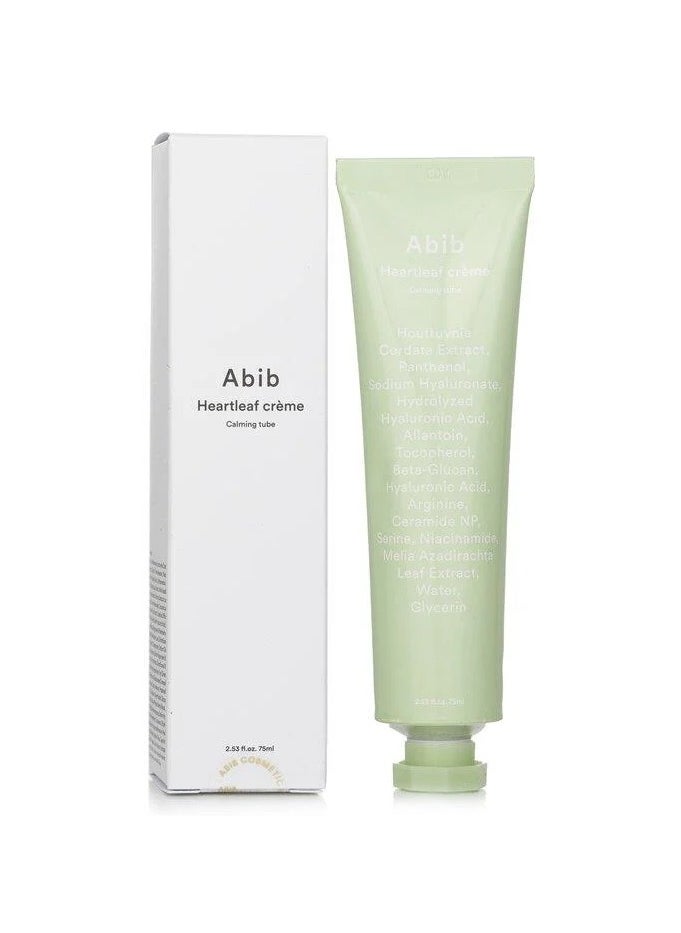 abib - Abib Heartleaf Creme Calming Tube 2.54 Fl Oz 75ml - Image 1