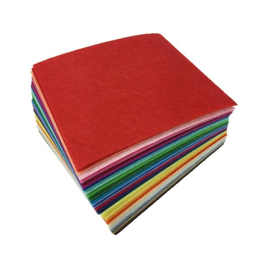 flic-flac 16PCS 8 x 12 inches (20 x 30cm) Assorted Color Felt Fabric Sheets Patchwork Sewing DIY Craft 1mm Thick - Image 5