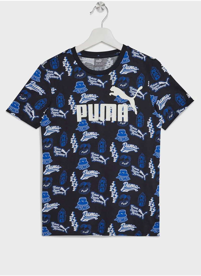 PUMA Kids Essential  Mid 90S Printed T-Shirt