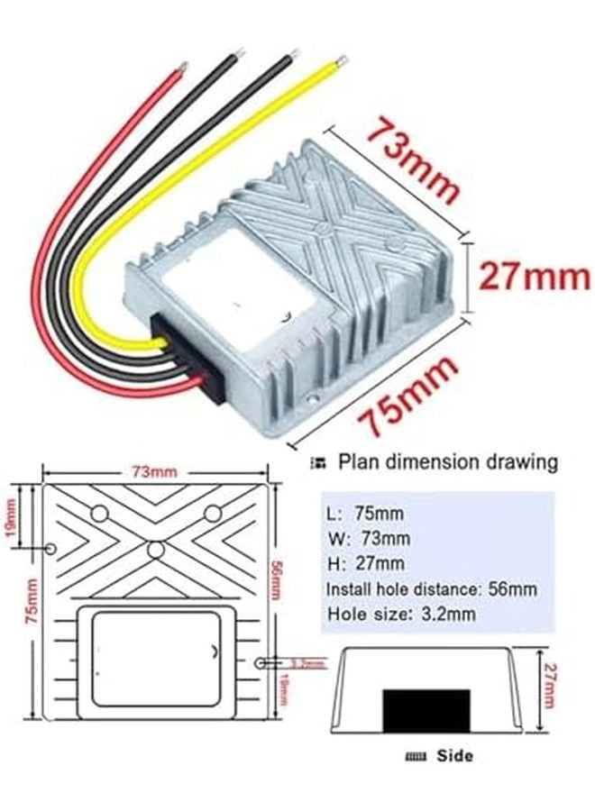 20A Buck Converter 12V 24V to 7 5V Power Supply 10A 30A Step Down Module - Image 4