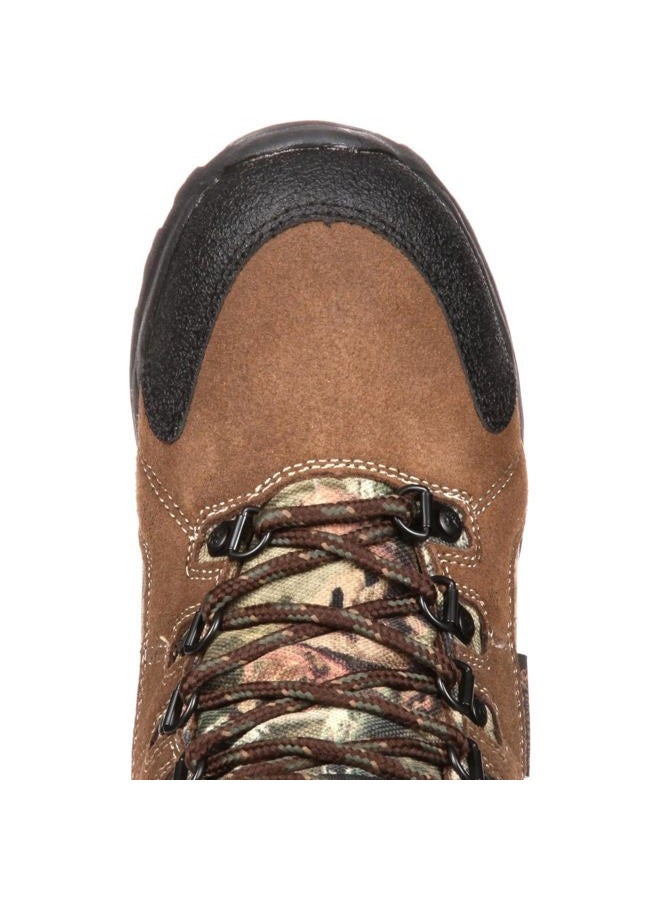 Rocky Unisex-Child Fq0003710 Mid Calf Boot, Mossy Oak Break Up Infinity Camouflage, 4 Big Kid - Image 2