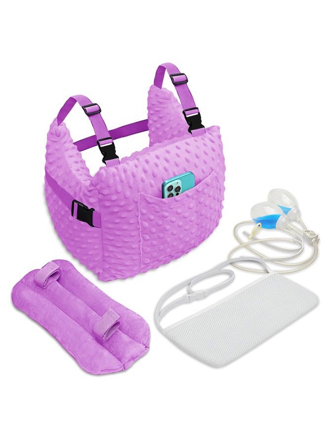 Zomaple Mastectomy Pillow - Post Surgery Pillow, Mastectomy Recovery Must Haves, Breast for After Heart Surgery, Reduction & Augmentation Patients Sleeping, Recovery Seatbelt Protection-Surgery Gift - Image 1